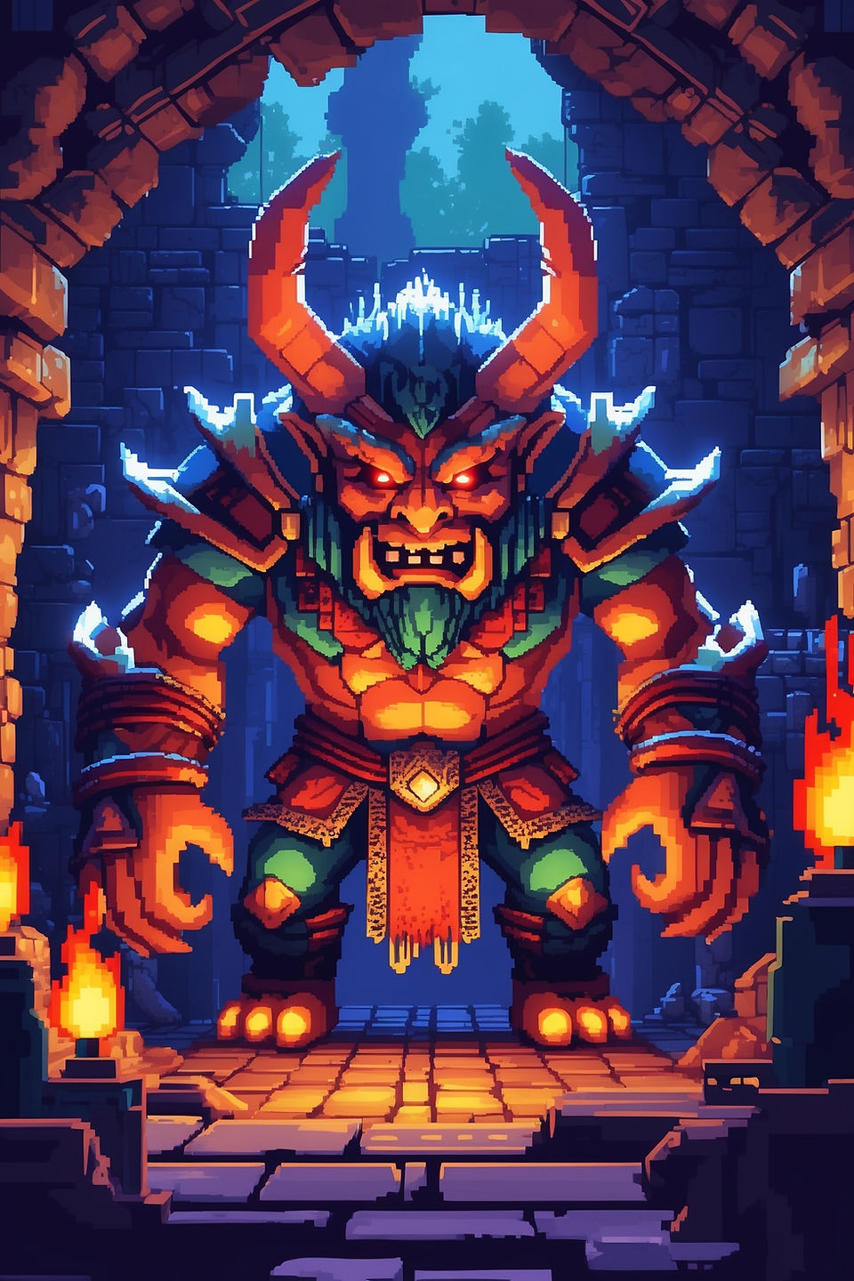 AI Art in Gaming pixel