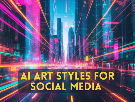 ai art styles social media banner