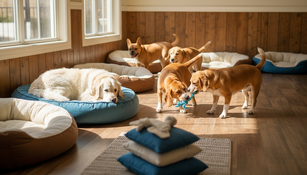 Dogs in a daycare setting