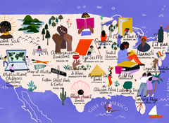 Oprah, Black Owned Bookstores, Cafe con Libros, Brooklyn, NY.