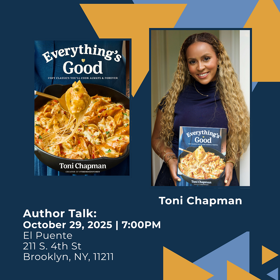 Book Launch: "Everything's Good" with Debut Author & Influencer Toni Chapman