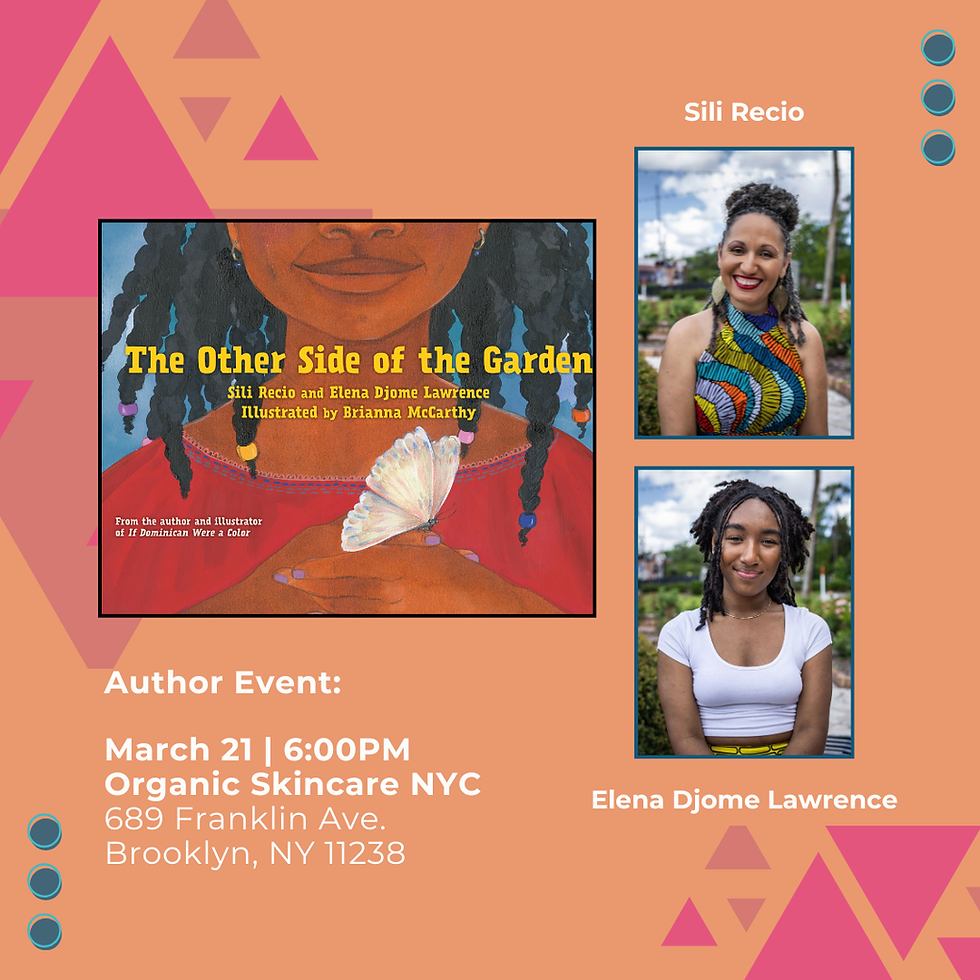 Book Event: "The Other Side of the Garden" with Sili Recio, Elena Djome Lawrence and Brianna McCarthy