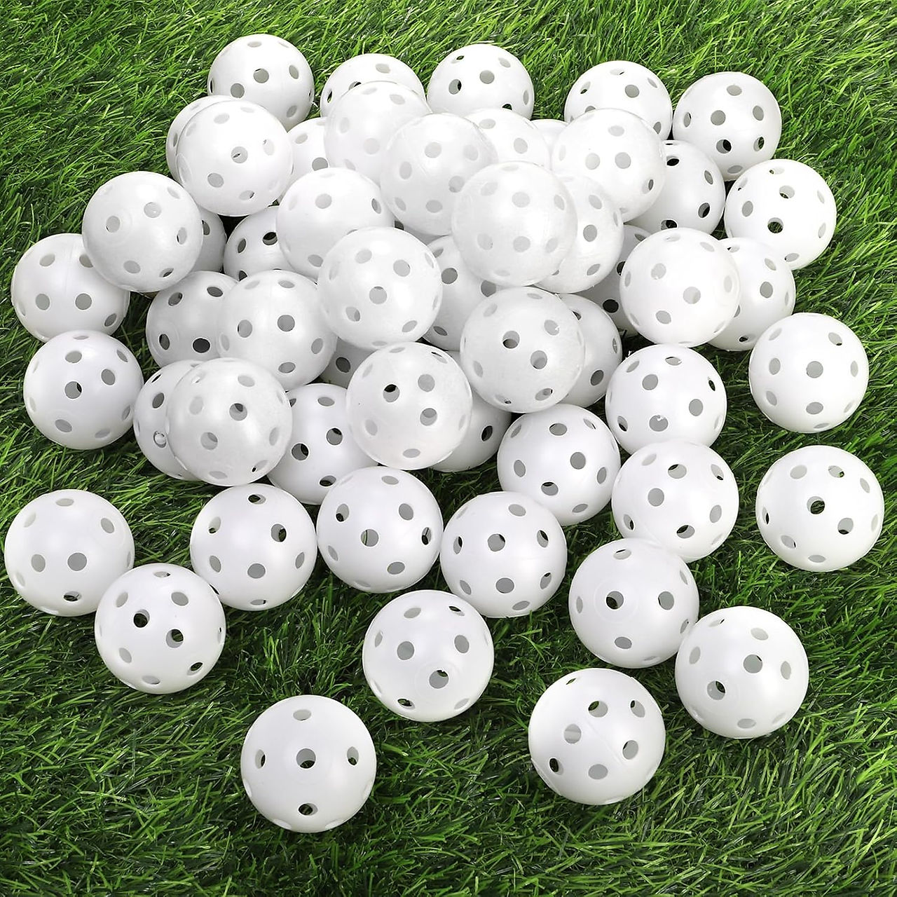 Mini white pickleballs for pickleball christmas tree ornaments