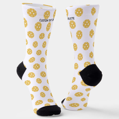 Fun Personalized Pickleball Socks
