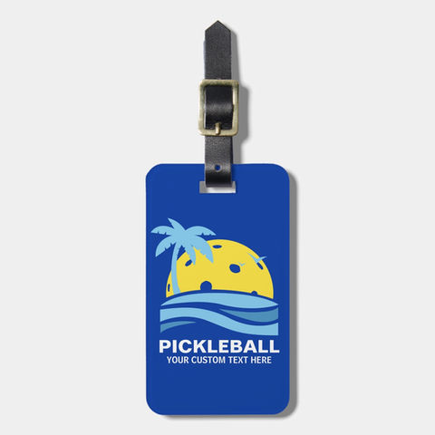 Personalized Pickleball Luggage tag
