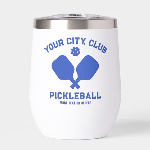 Personalized Pickleball Wine Tumbler
