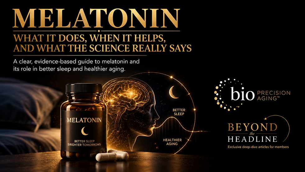 Melatonin in Aging and Circadian Health: Beyond the Sleep Hormone