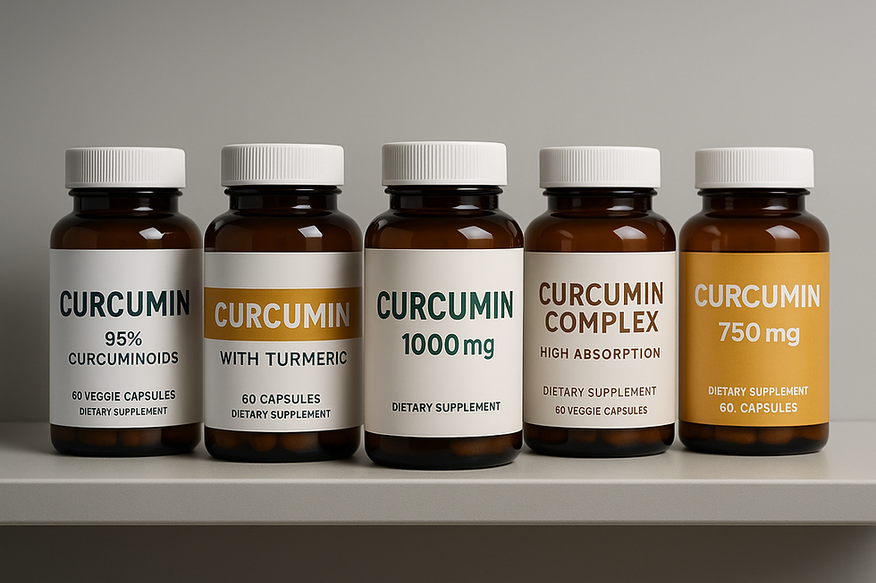 Advanced Curcumin Formulations - The Ultimate Comparison Guide