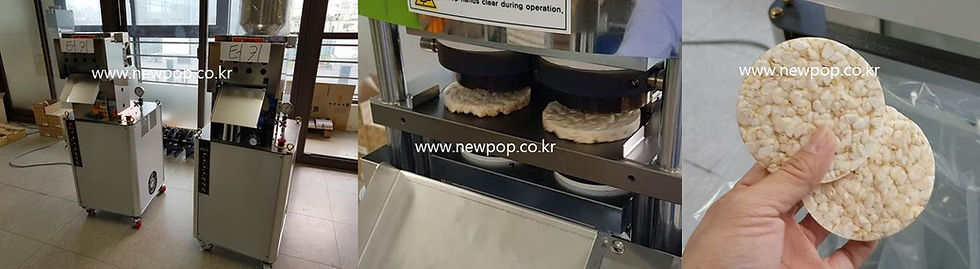 Galletas de arroz máquina