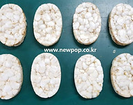 over shaped rice cake