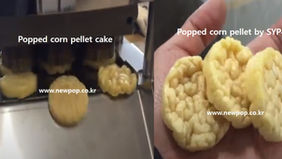 Corn Pellet Test by SYP4506 popping machine