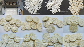 Rice cake test for chocolate coating