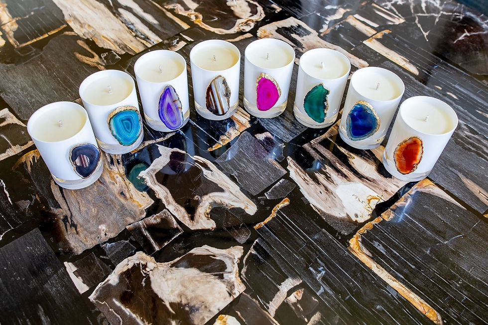 Thumbnail: Fabulous Fuchsia Agate Candle