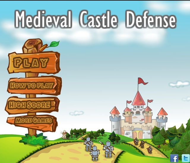 Jogo online Medieval Castle Defense