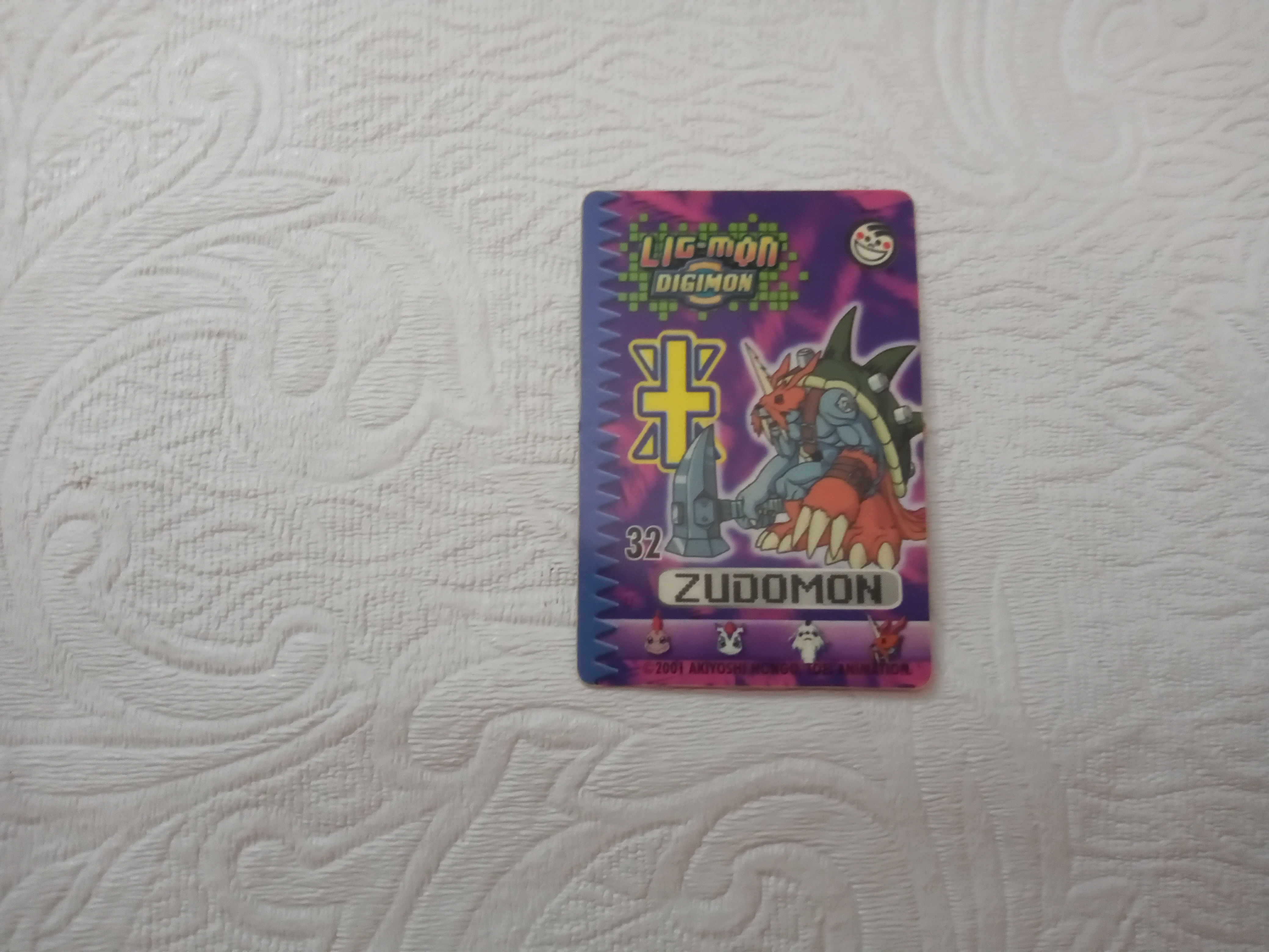 Cartinha Ligmon - Zudomon - Número 32