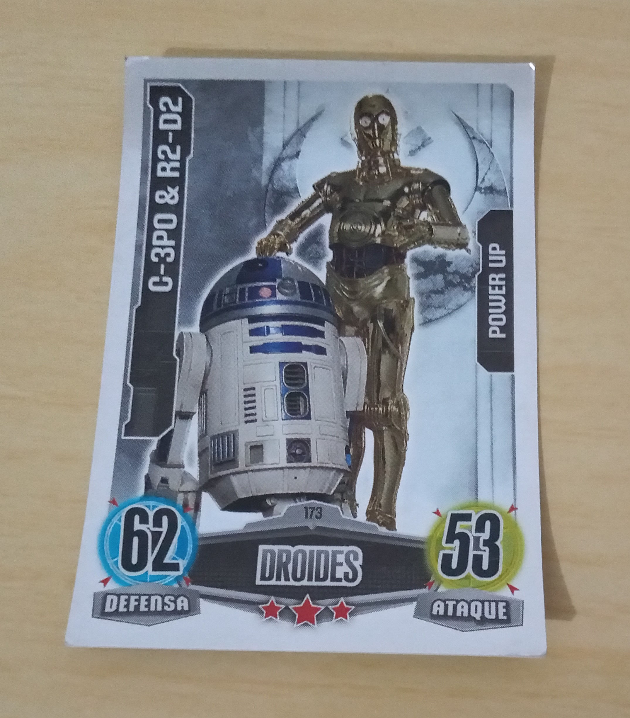 Card Star Wars -Droides - Topps