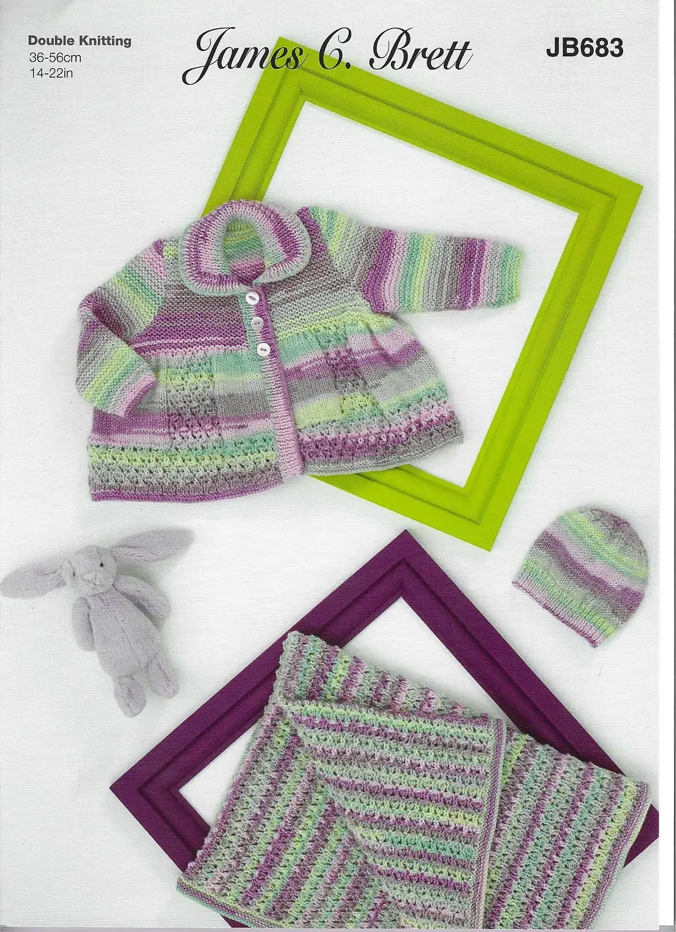 Thumbnail: JAMES C. BRETT Baby Collection Knitting Patterns Selection 1