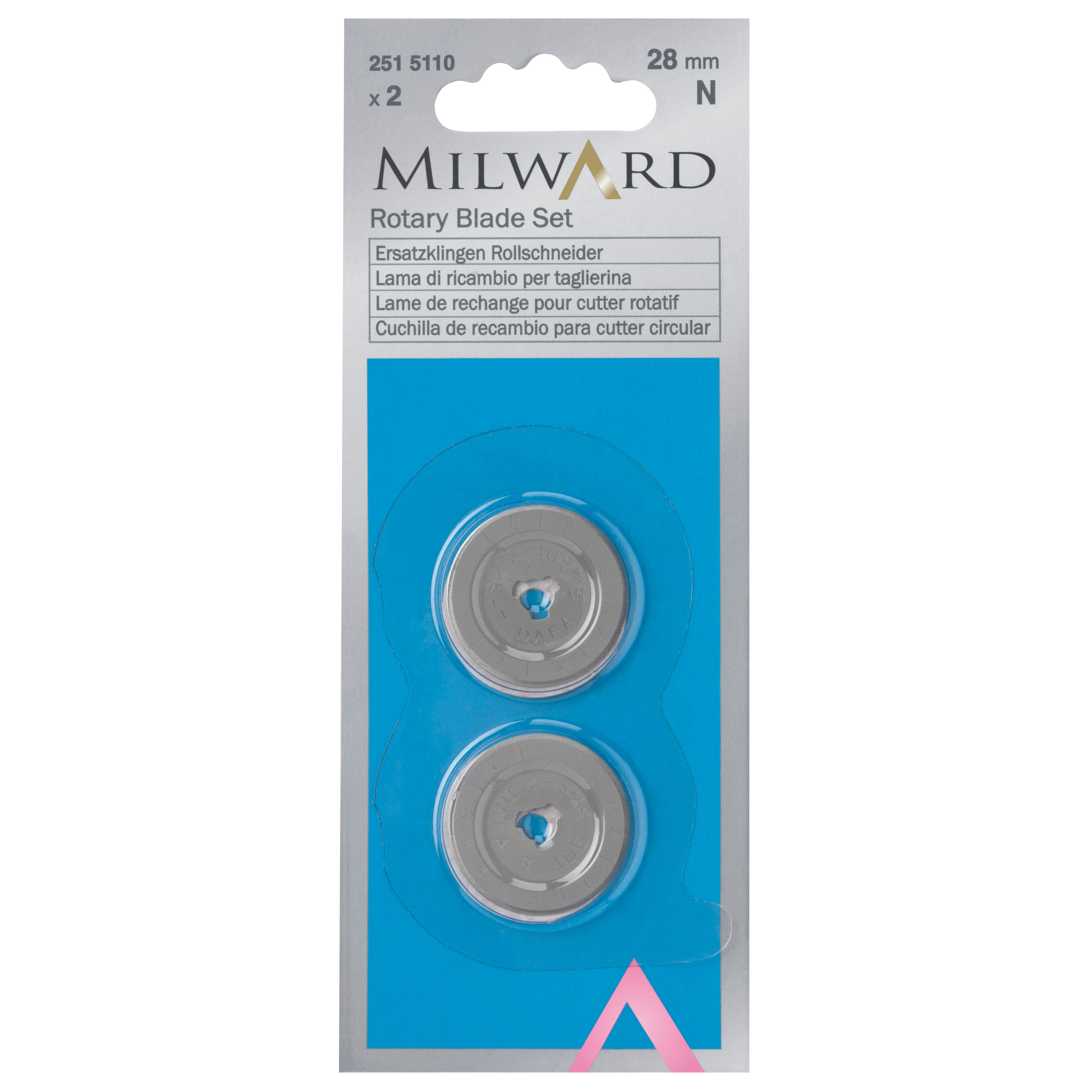 Milward 28mm Rotary Blade Set