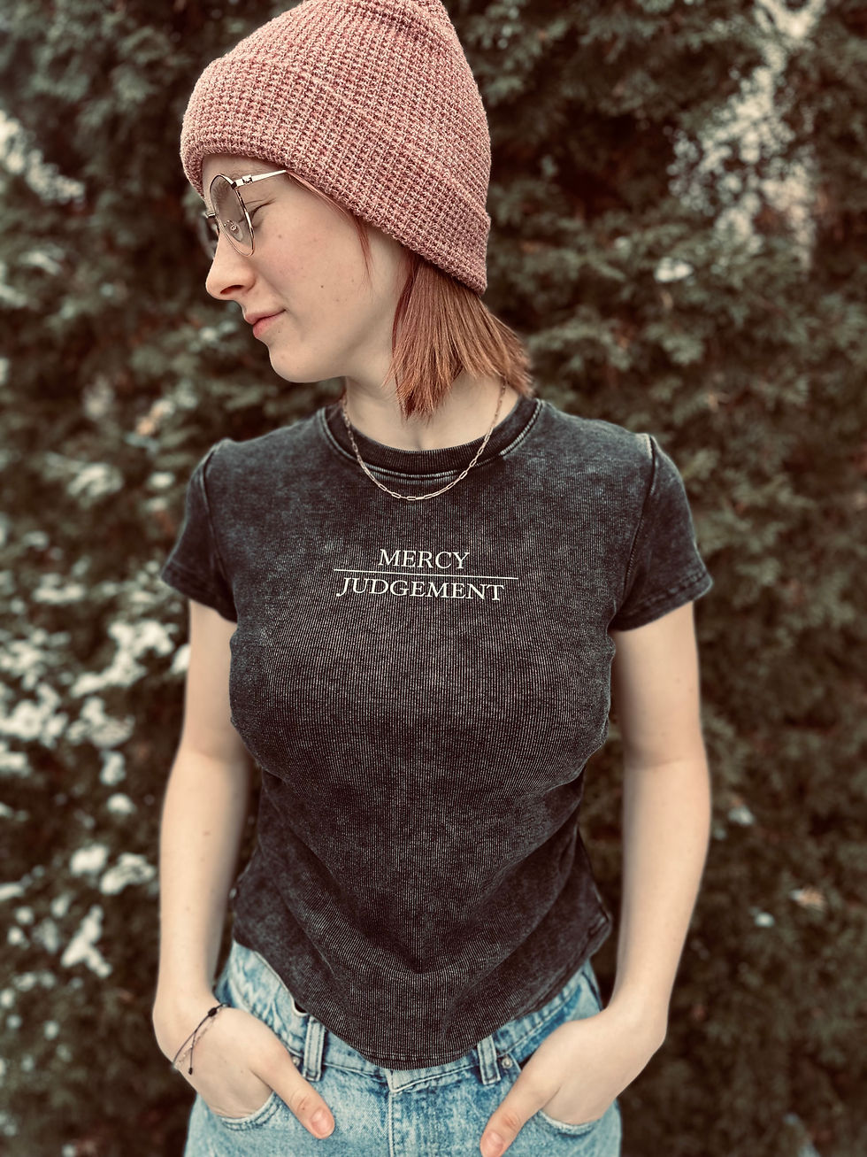 Thumbnail: Mercy Over Judgement Women's Tee