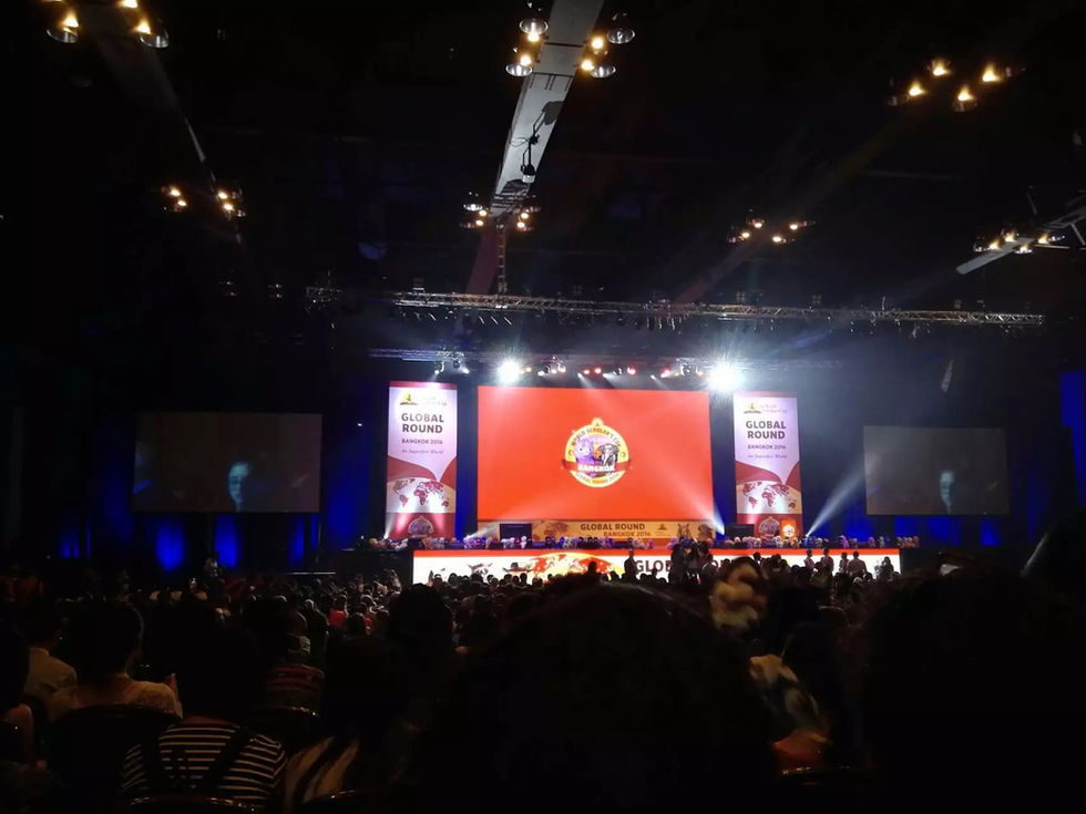 World Scholars' Cup Final In Bangkok 世界学者杯曼谷总决赛