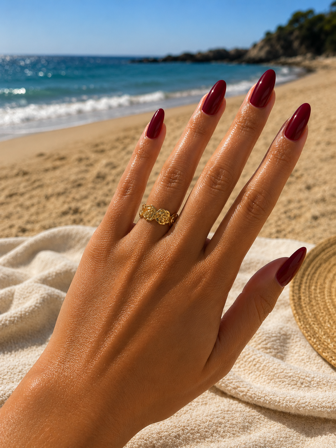 Bague Rosa - Doré