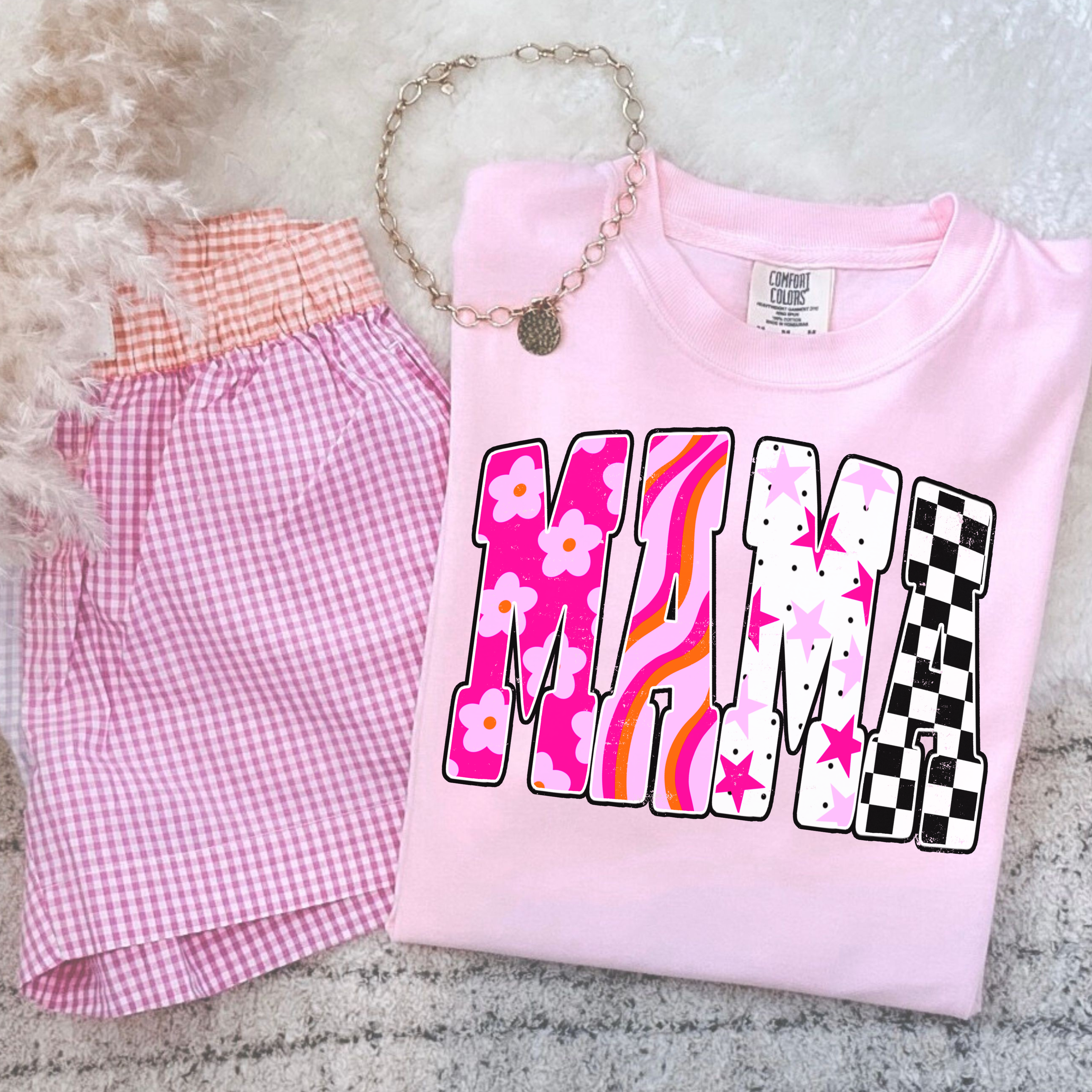PINK & GROOVY MAMA TEE