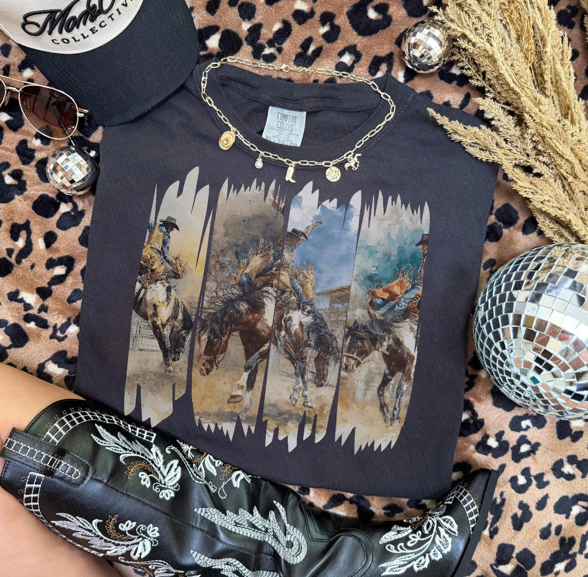 Buckin’ horse brushstroke 