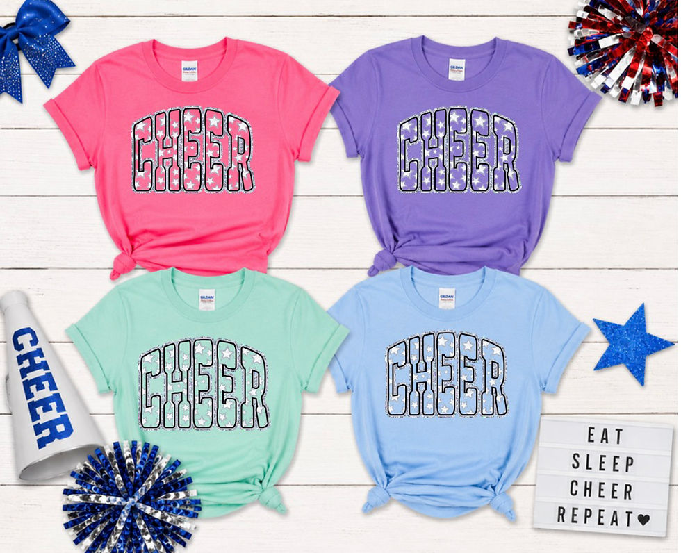 Thumbnail: Cheer tee bundle (custom)
