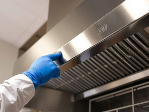 suggested: hood cleaning in progress