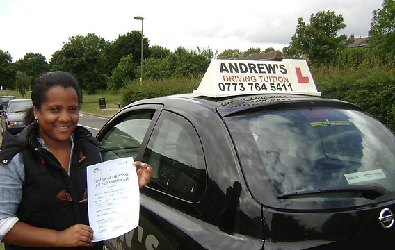 student 38 passing their driving test