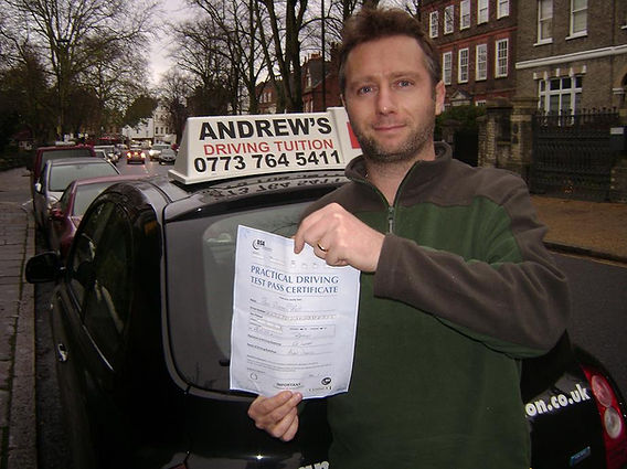 student 51 passing their driving test