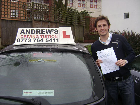 student 50 passing their driving test