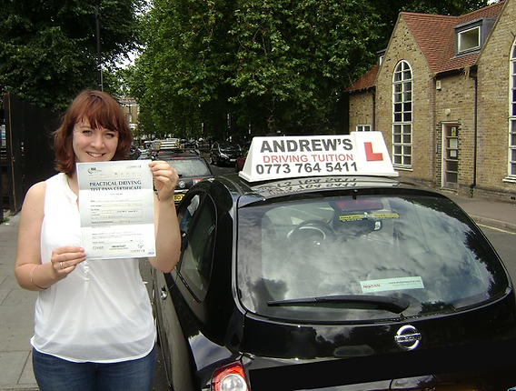 student 9 passing their driving test
