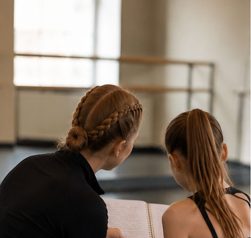 Rachel with student