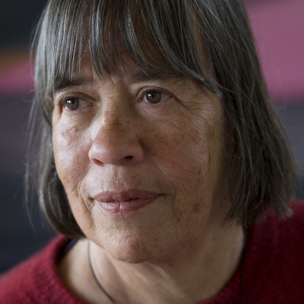 Dame Gillian Karawe Whitehead, looking pensively away from the camera