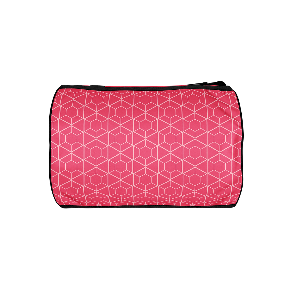 Thumbnail: 'Im Her' chinese print pink gym bag
