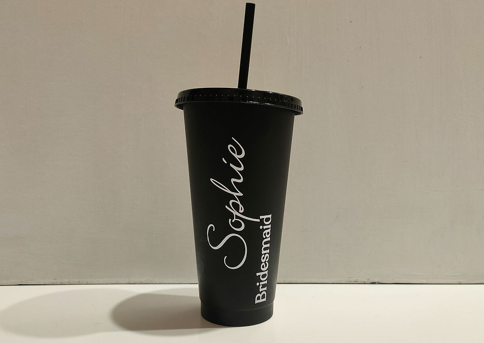 personalised cold cup 
