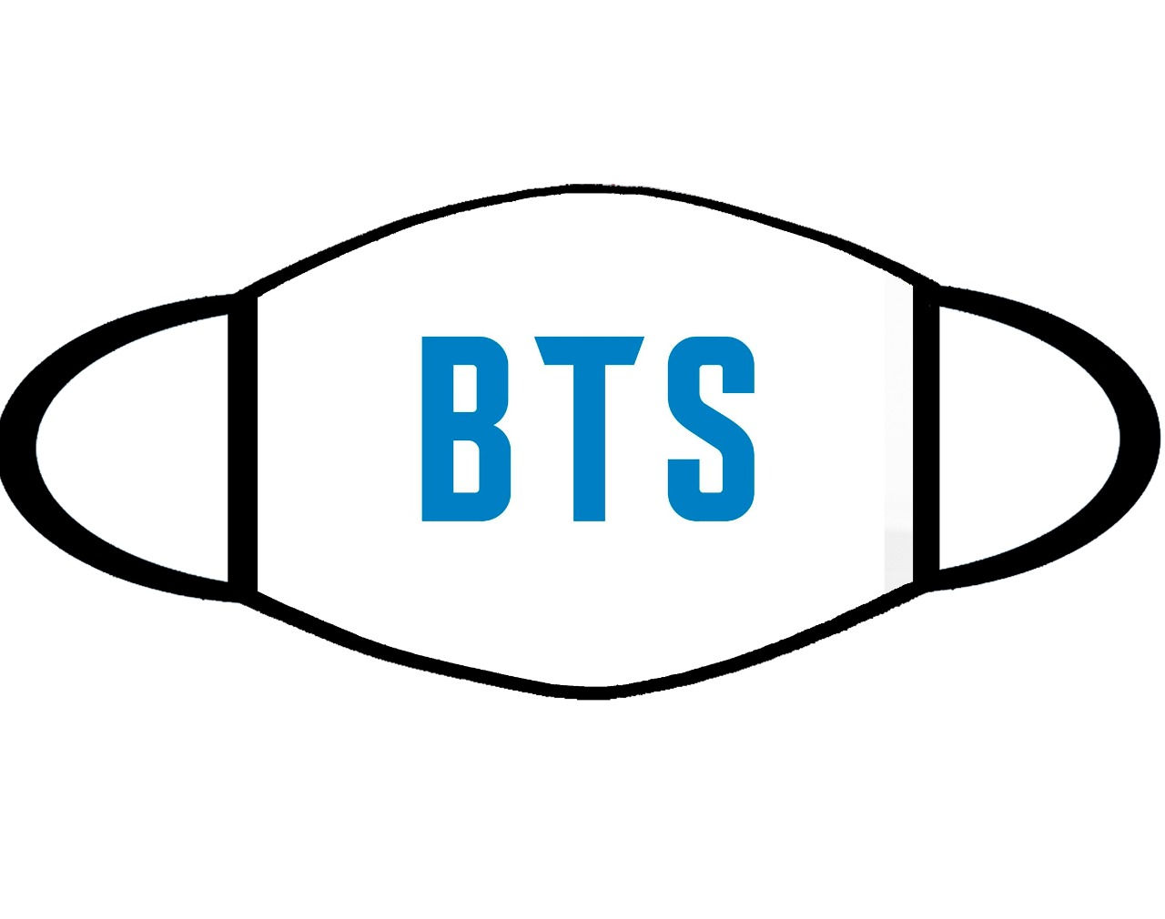 BTS AZUL FONDO BLANCO