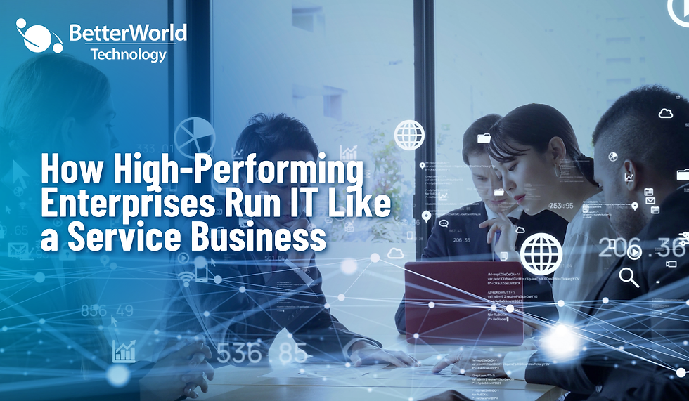 How High-Performing Enterprises Run IT Like a Service Business