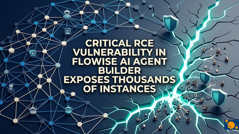 Critical RCE Vulnerability in Flowise AI Agent Builder Exposes Thousands of Instances
