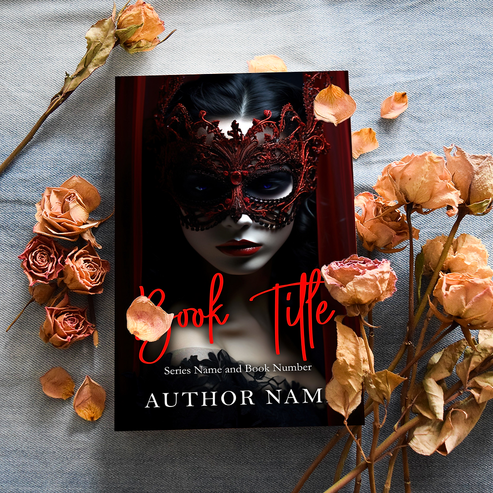 Thumbnail: Fantasy Premade Book Cover Dark Fantasy Vampire Mask Masquerade