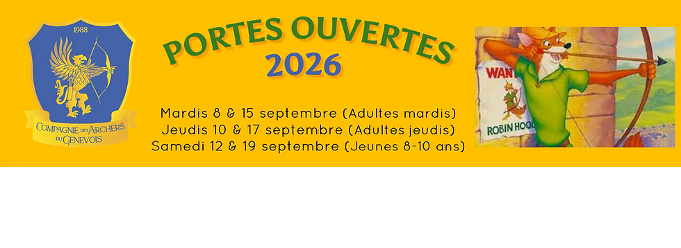 PORTES OUVERTES : Soirées & Matinées