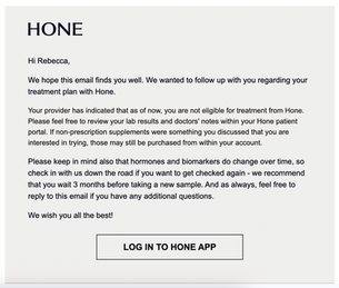 Kicked Out of Hone Health: My Opinion After the First Month of Membership, as a Woman in my Mid Thirties
