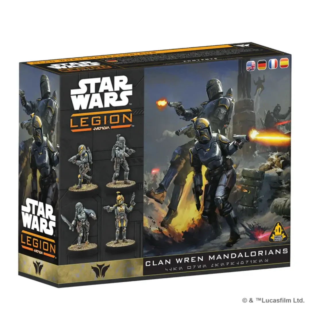 Star Wars: Legion - Clan Wren Mandalorians Expansion Box Front