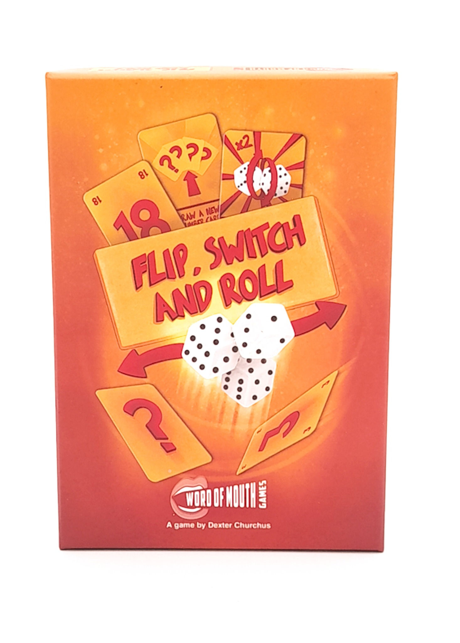 Flip, Switch and Roll Boardgame Front Cover