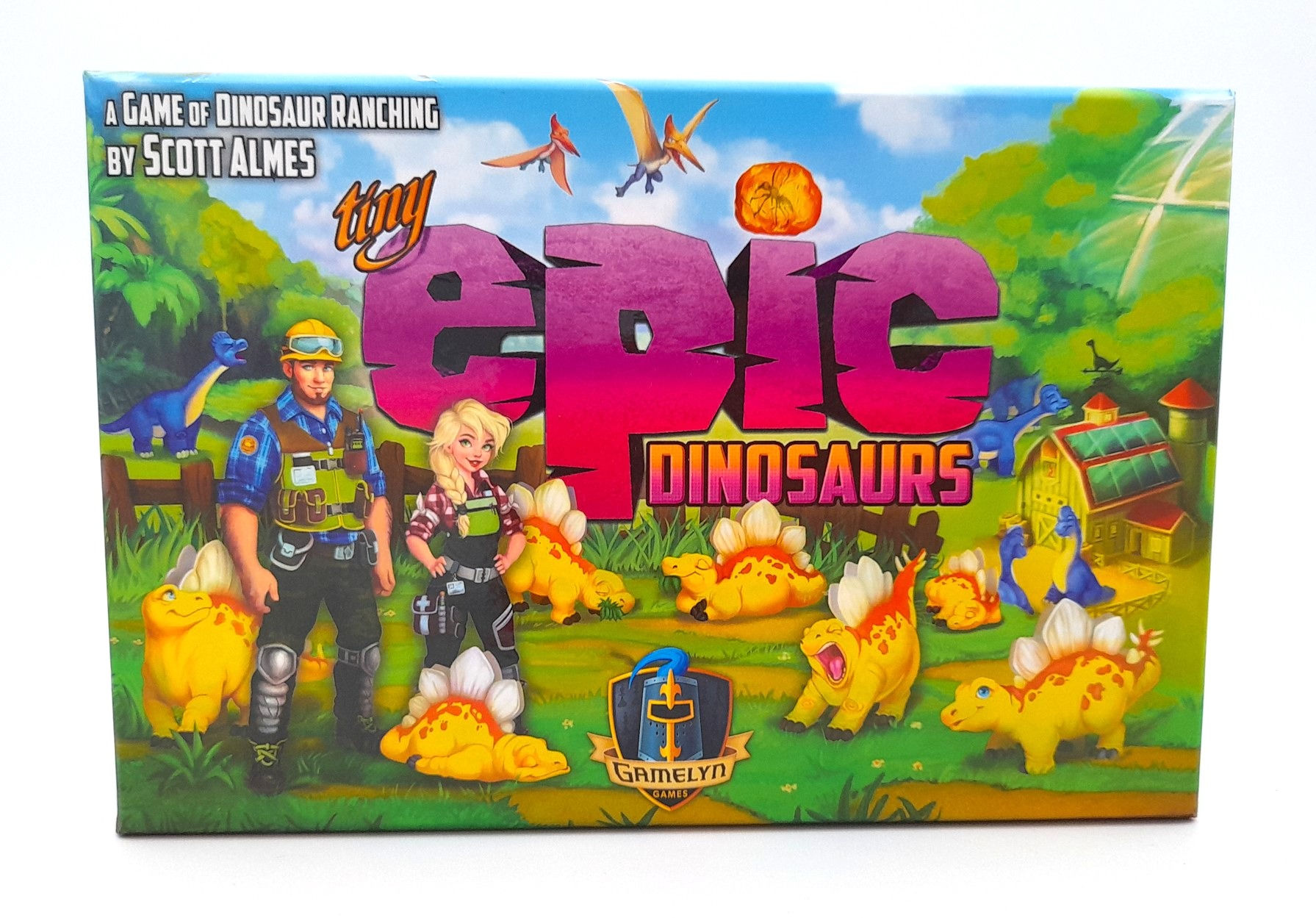 Tiny Epic Dinosaurs Board Game Front Cover