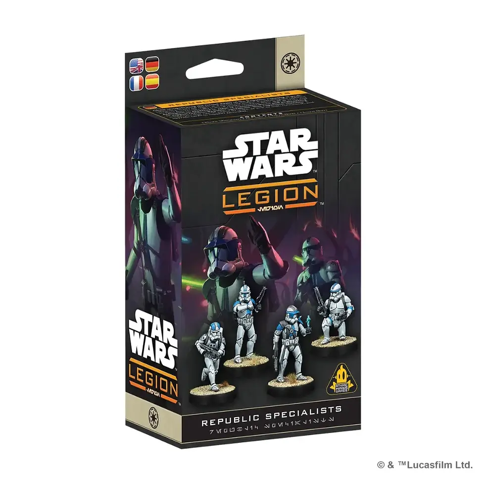 Star Wars: Legion - Republic Specialists Expansion Front Cover