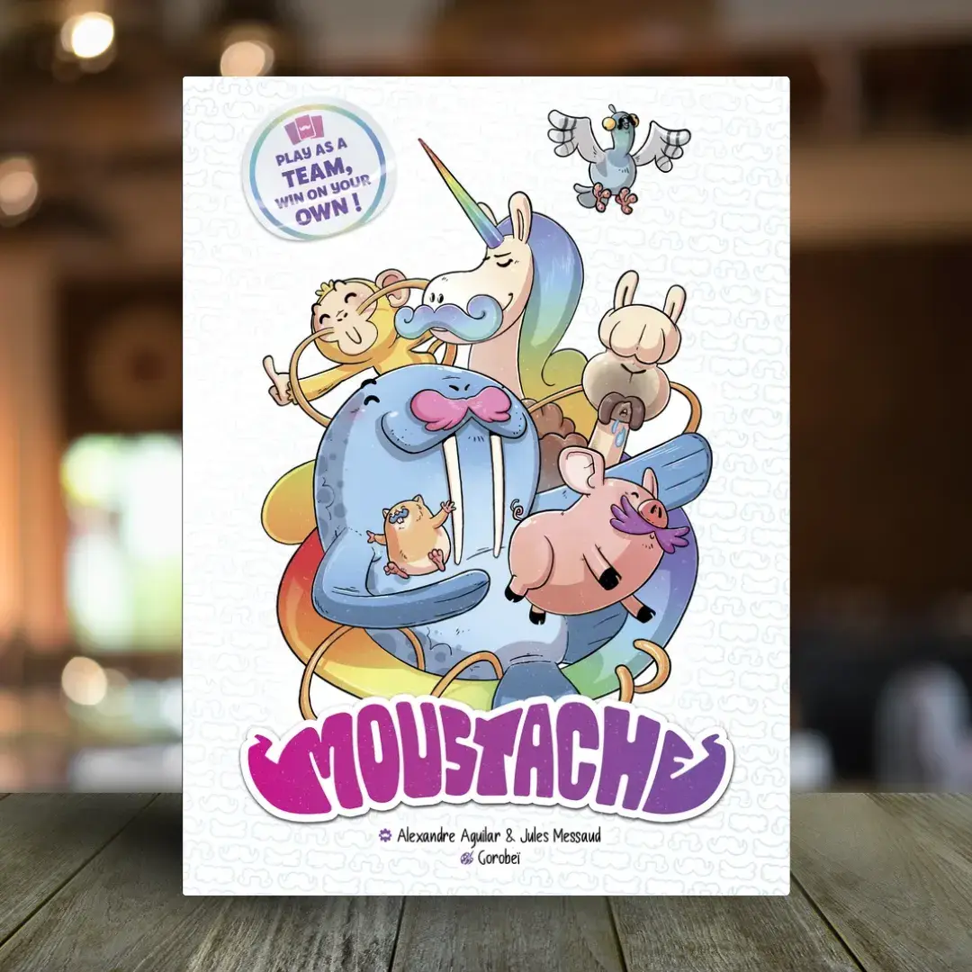 Moustache Board Game Lifestyle Image