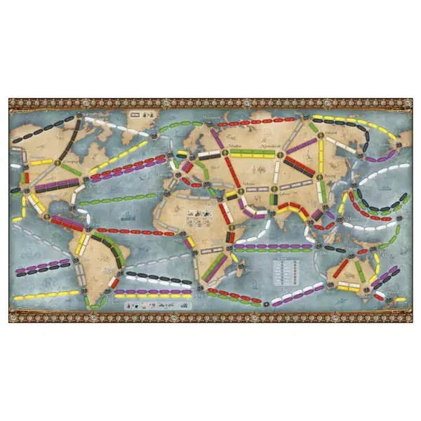 Thumbnail: Ticket to Ride Rails & Sails Board Game Map 1