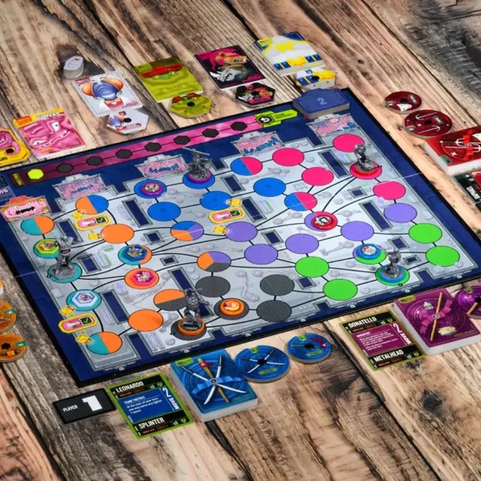 Thumbnail: Unmatched Adventures: Teenage Mutant Ninja Turtles Board Set Up